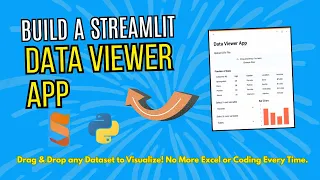 Build a Streamlit Data Viewer App with Python Upload CSV Visualize Instantly