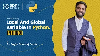 Local and Global Variables in Python in Hindi Scope Of Variables Local vs Global SDPGuruji