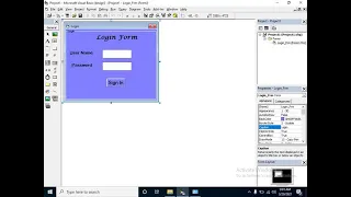 Visual Basic Login Form Using MS Acces as Back End