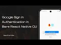 Google Sign-in With Firebase Authentication in Bare React Native