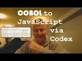 Codex translates COBOL to JavaScript