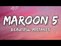 MAROON 5 : 🎶Beautiful Mistakes (Lyrics) ft. megan thee stallion