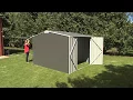 EasyShed Shed Assembly 3m x 3m Gable Roof Shed