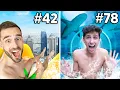 Download Lagu Wie Van De Meeste Glijbanen Gaat Binnen 24 Uur Wint! *Challenge*