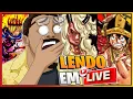 LENDO AO VIVO O NOVO MANGA DE ONE PIECE GRANDE REVELACAO E O COMECO DE LUFFY VS IMU