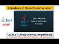 Java Importance of Synchronization with Examples Object Oriented Programming Tamil 49