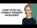 How to Get All Correct Answers on Blooket - Julia sTutorials