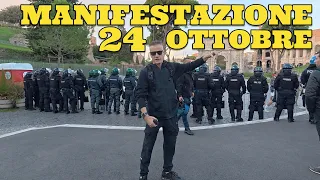 Manifestazione Roma 24 Ottobre 2026 ROMA BLINDATA: cortei, cariche e disordini fino a sera