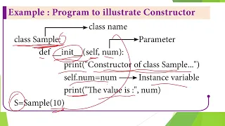 Constructor and Destructor in Python UNIT-III Modularity and OOPsUnit 3 part 4