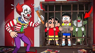 Shinchan, Nobita & JACK ESCAPING the SCARIEST CARNIVAL! 🎪