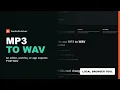 How to Convert MP3 to WAV Online for Free