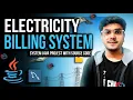 Electricity Billing System Java Project New customer and Meter Info