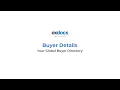 How to Add Manage Buyers in ExDocs Buyer Directory Business Card Auto-Fill