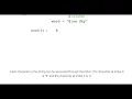 String indexing ch 8 1