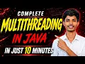 Java Multithreading in Hindi Complete Guide in 10 Mins Creation lifecycle Synchronization