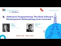 Defensive Programming The Best Software Development Methodology Ever Invented