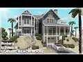 BLOXBURG Summer Seaside Beach Home Speedbuild Roblox House Build