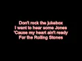 Alan Jackson - Don't rock the jukebox LYRICS