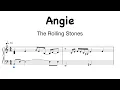 Lagu The Rolling Stones - Angie Sheet Music
