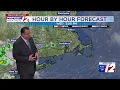 WPRI 12 Weather Forecast for 25 Hot and humid for one more day