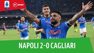 napoli vs cagliari 2 0 napoli cruise to the top of the table serie a highlights
