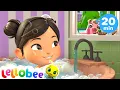 Bath Song | Lellobee by CoComelon | Sing Along | Nursery Rhymes and Songs for Kids