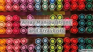 1 Ellipsis and Array Manipulations Java with Ali