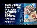 SNEAK PEEK Sam s Club Instant Savings Book Review Sales from MAR 15TH-APR 10TH