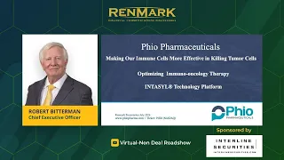 Phio Pharmaceuticals Corp NASDAQ PHIO Virtual Non-Deal Roadshow Renmark Financial
