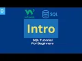 SQL Tutorial for Beginners - 2024 Introduction W3 Schools SQL Certification Training