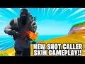 The SHOT CALLER Skin in Fortnite