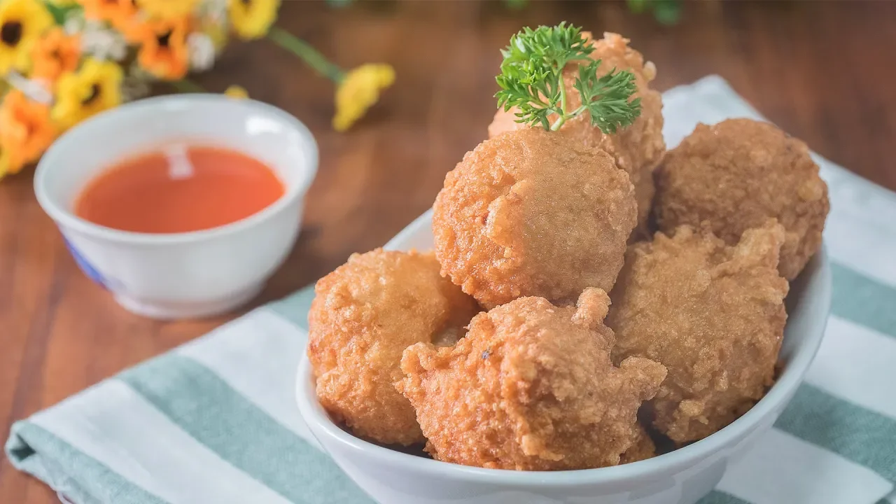 Resep bakso goreng ayam udang