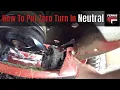 How To Put Ferris Zero Turn In Neutral
