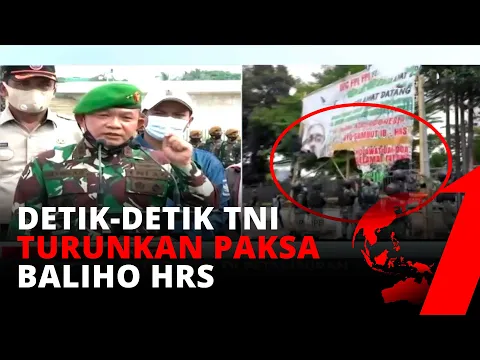 Lagi Ramai! Detik-detik Rombongan TNI Turunkan Baliho HRS, Pangdam Jaya: Itu Perintah Saya | tvOne