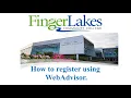 How to use Express Registration on WebAdvisor
