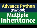 Multiple Inheritance In Python Multiple Inheritance Python Tutorial Python Tutorial In Hindi