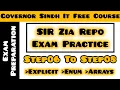 Sir Zia Repo Practice Setp06 to Step08 Explicit Enum Arrays Exam Preparation