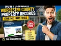 How to search Worcester County property records online for free