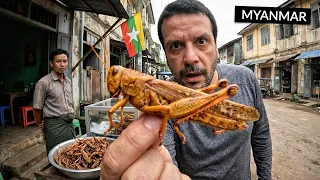 A cidade de MYANMAR que ninguém visita!! (comidas de rua) 🇲🇲