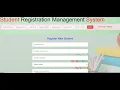 Student Registration Management System