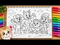 Satisfying Coloring Cute Animal Friends Happy Kids Coloring Book Relaxing Coloring Pages