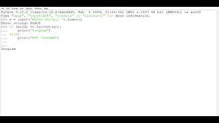 Python program WAP in string to check isogram or not
