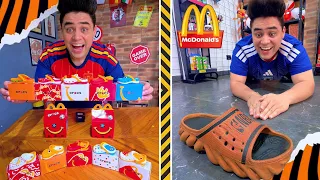 COMPLETEI A COLEÇÃO DE CROCS DO MC DONALD'S SÓ BATENDO BAFO !!! *Figuritalo Rei do BAFÃO