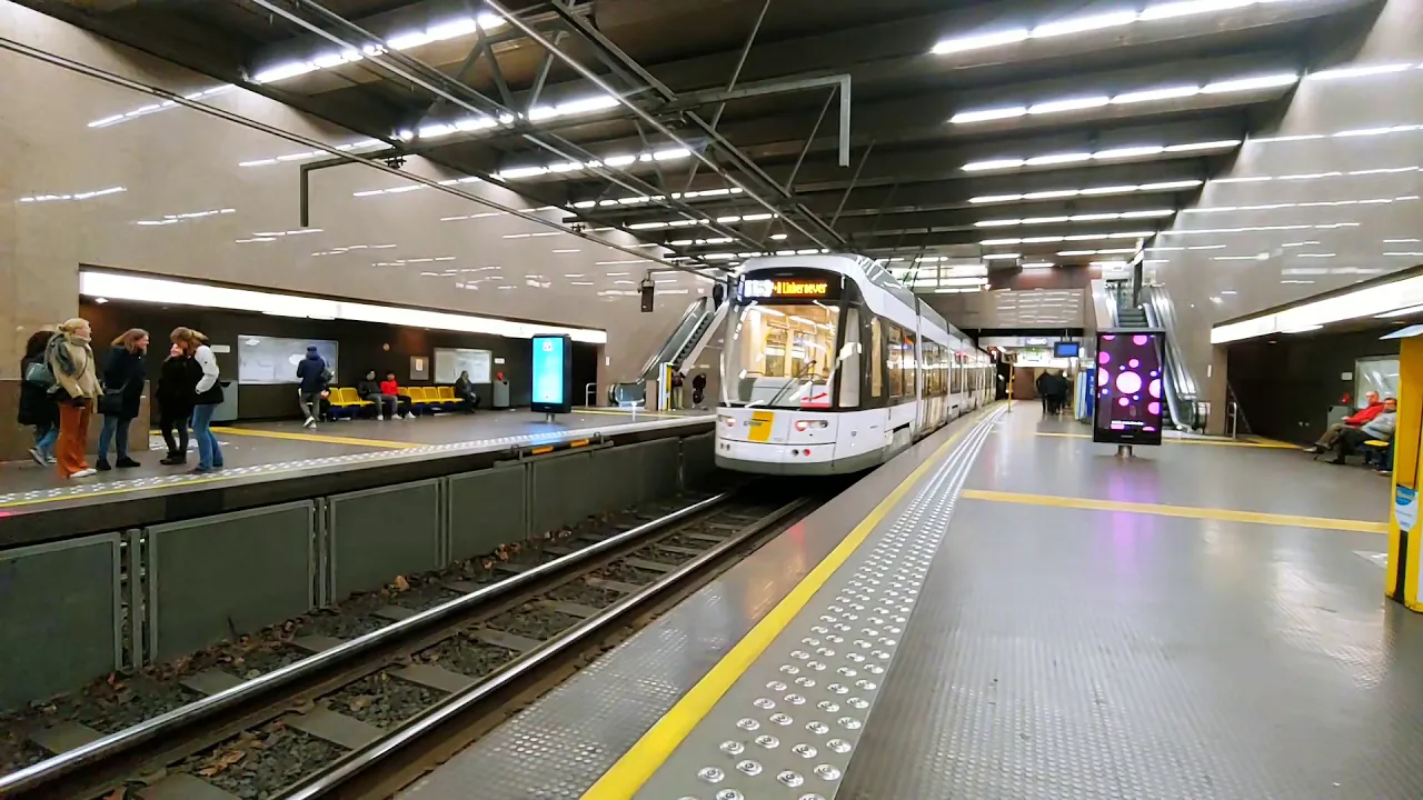 Antwerp Metro Tram Belgium