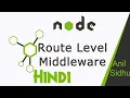 Node JS in Hindi 26 Route level Middleware express js
