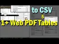 Coding Exercise Scrape Multiple Tables From Web PDF To CSV