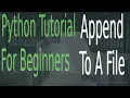 Become Proficient In Python Programming JT Devs Append To A File 2022