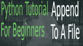 Become Proficient In Python Programming JT Devs Append To A File 2022