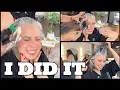 I colored my Gray Hair after 18 months of no dye