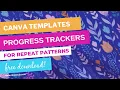 Stay on Top of Your Repeat Pattern Design Projects with my Canva s Pattern Tracker Templates